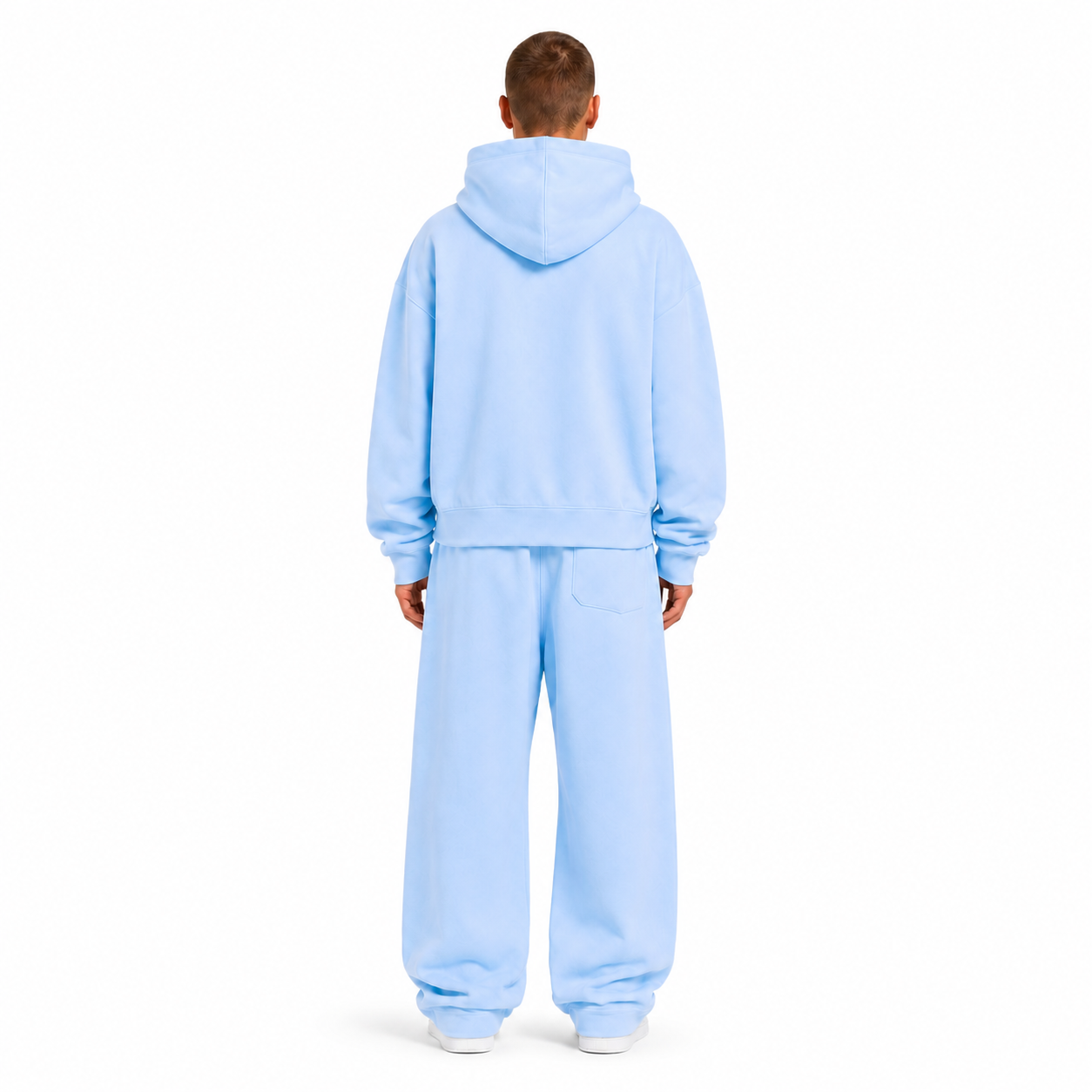 Zip Hoodie - Baby Blue