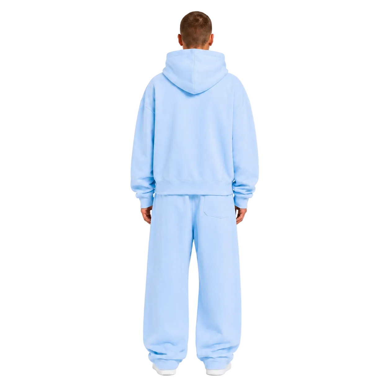 Zip Hoodie - Baby Blue