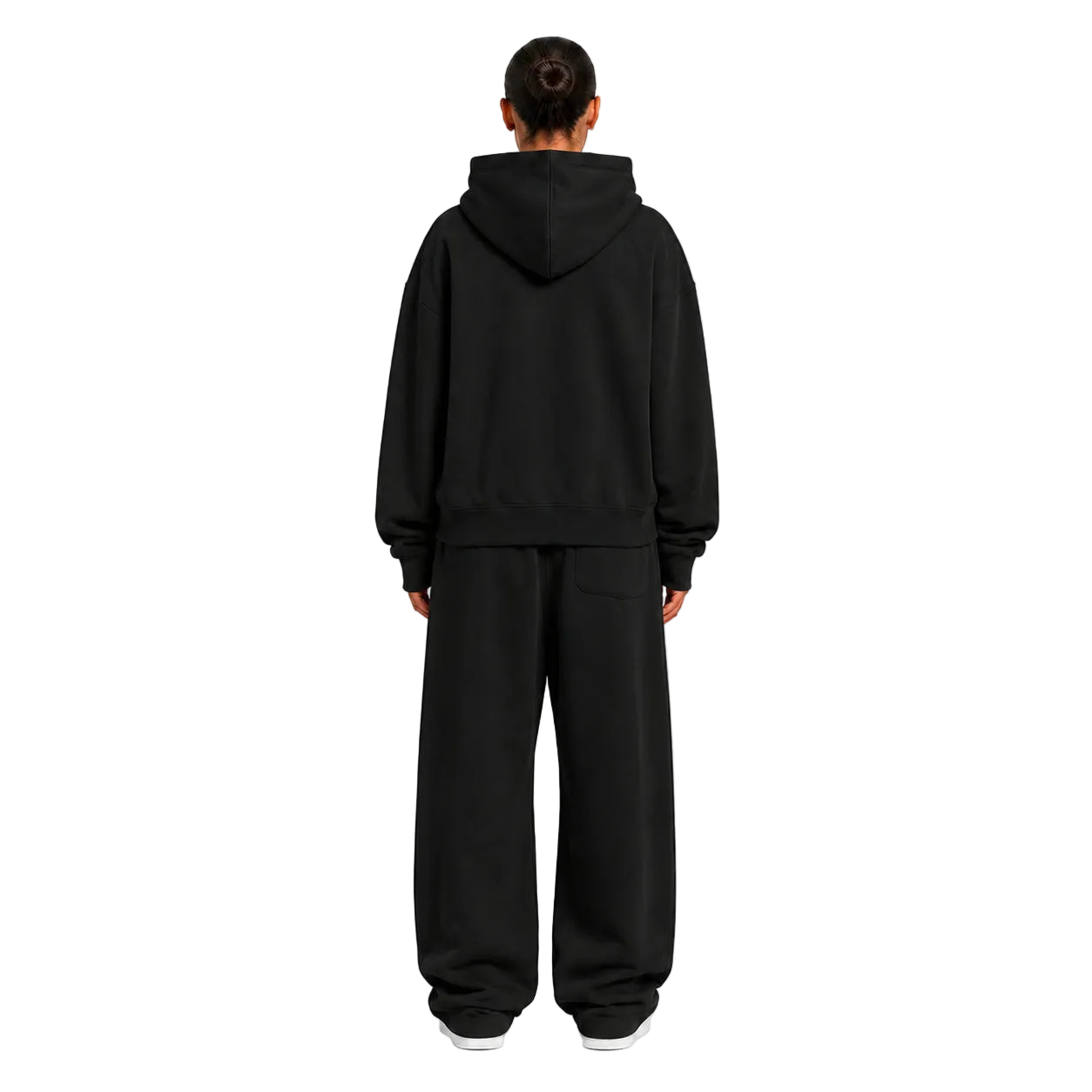 TRACKSUIT HOODIE - BLACK