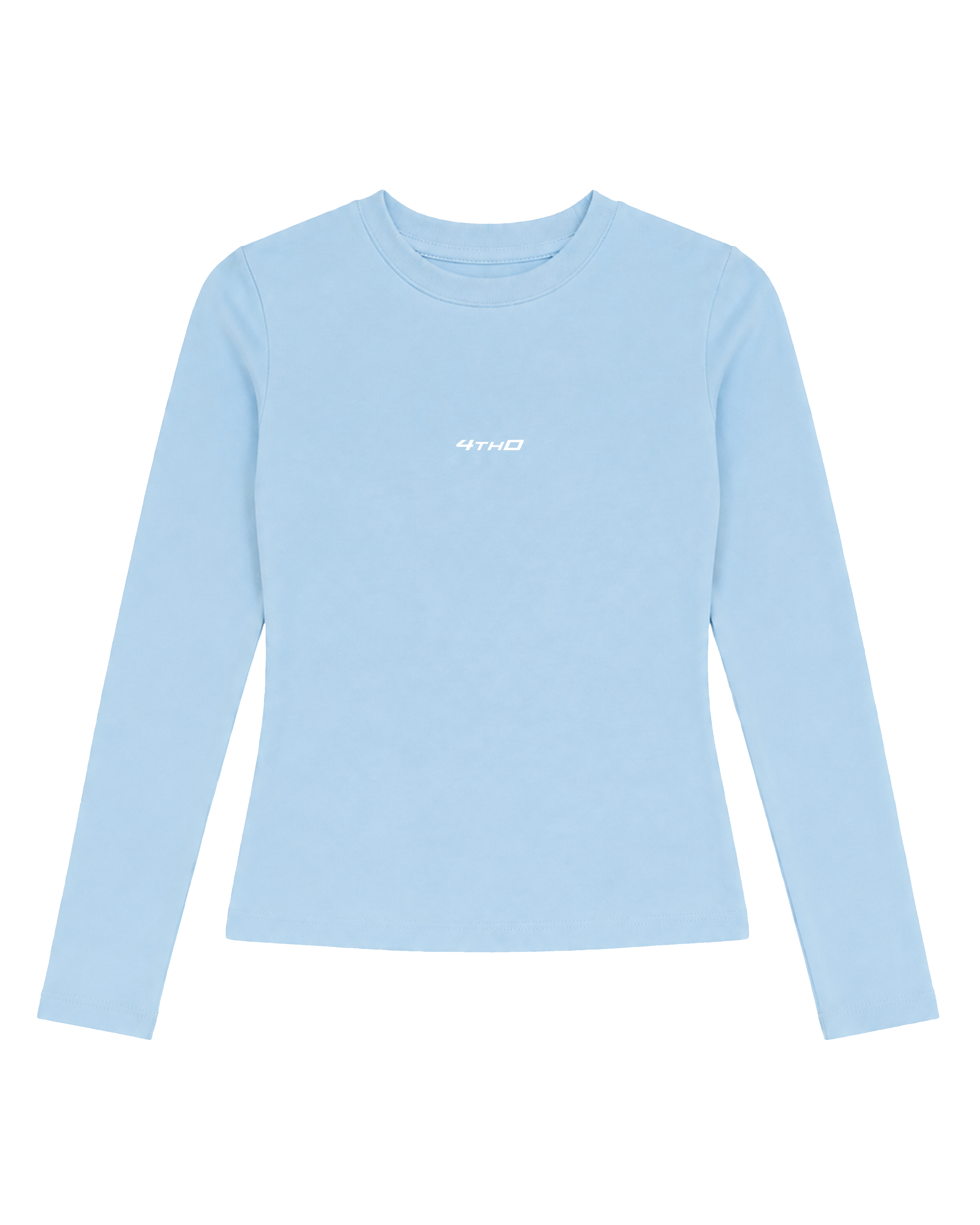 Cropped Longsleeve - Sky Blue