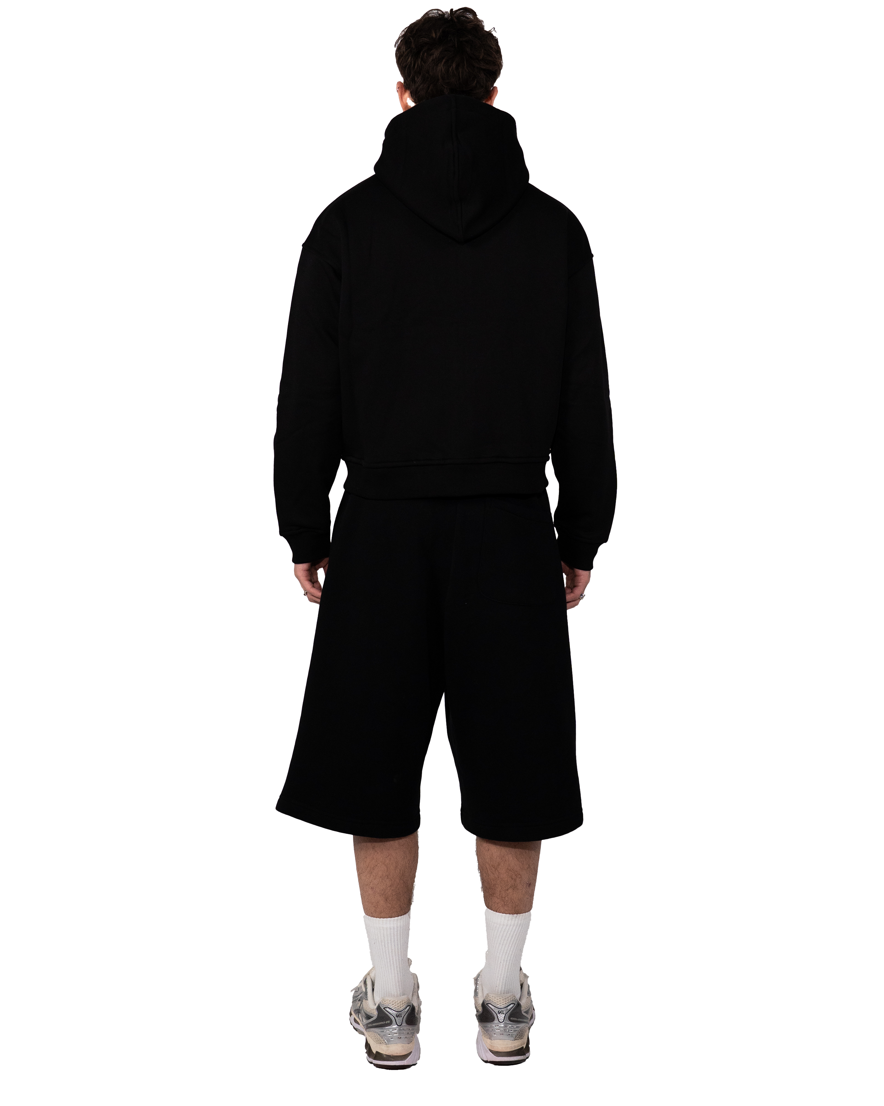 Zip Hoodie - Black
