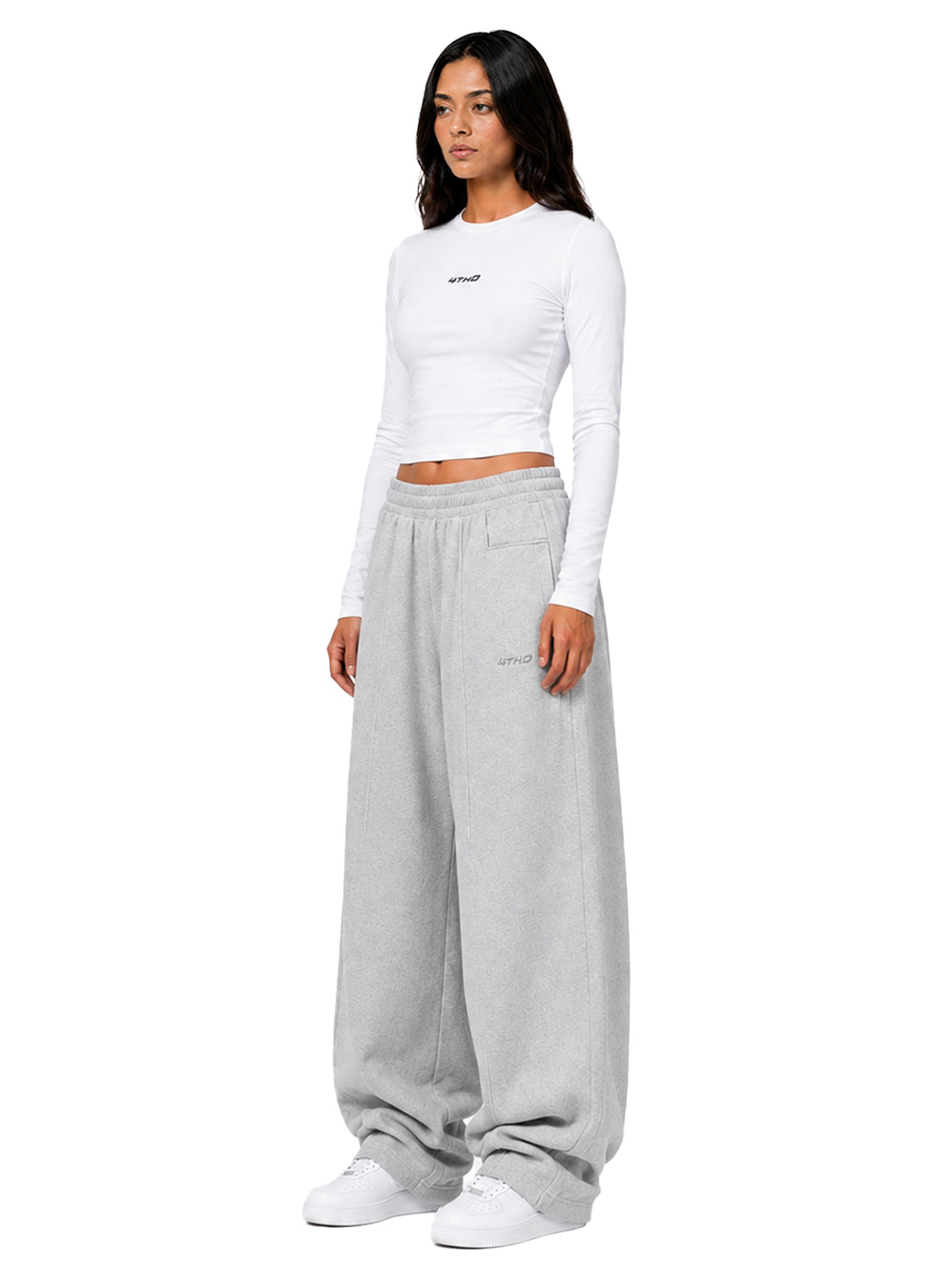 Cropped Longsleeve - White