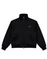Zip Crewneck - Black