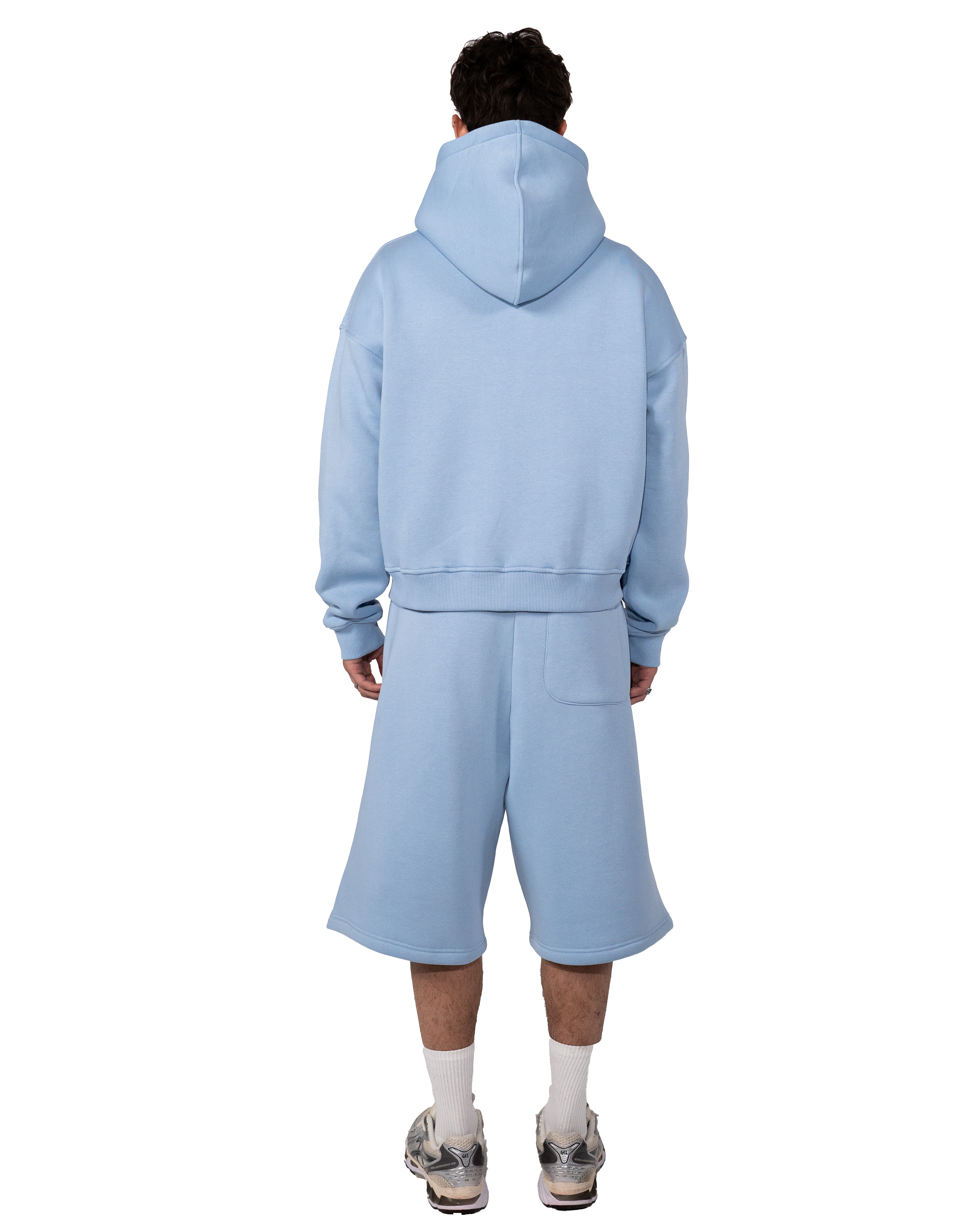 Zip Hoodie - Baby Blue