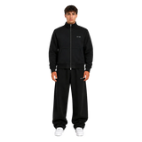 TRACKSUIT ZIP CREWNECK - BLACK