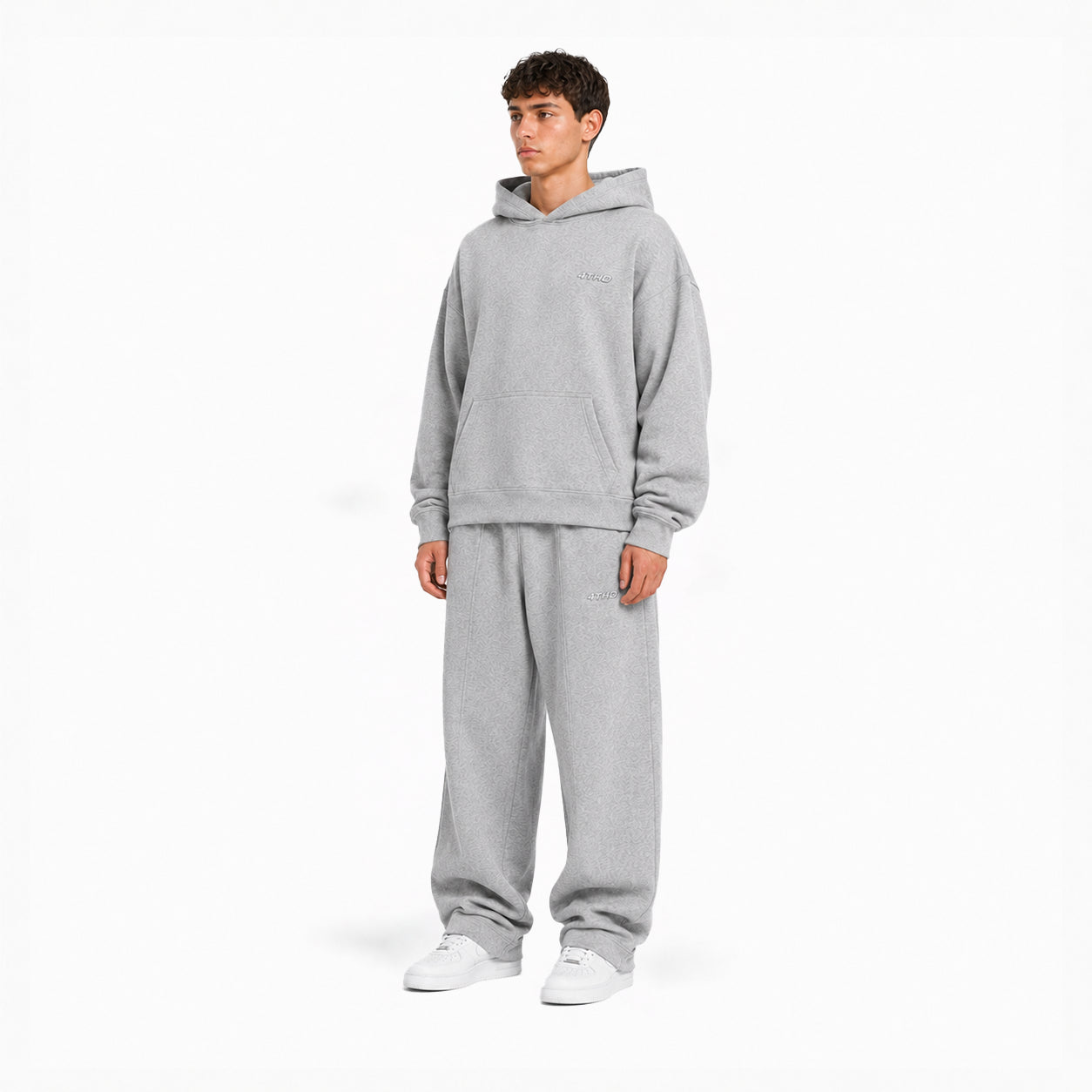 Hoodie - Grey Melange