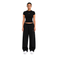 TRACKSUIT BABY TEE & SWEATPANT - BLACK