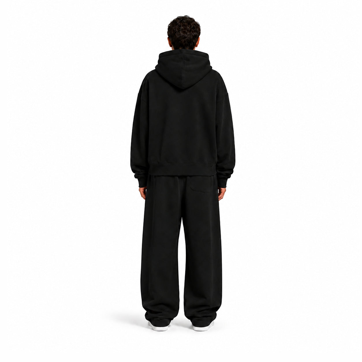 Zip Hoodie - Black