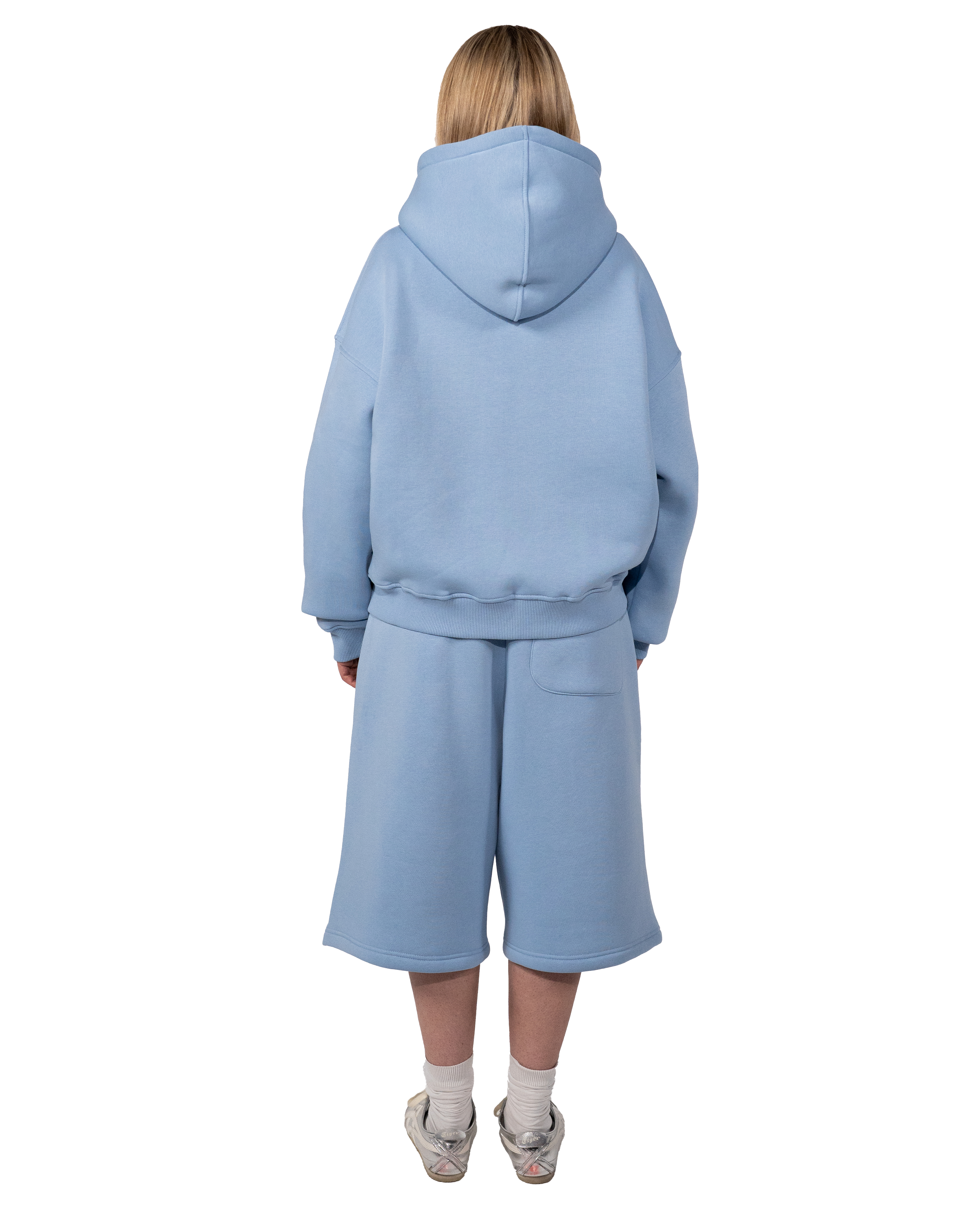 Zip Hoodie - Baby Blue
