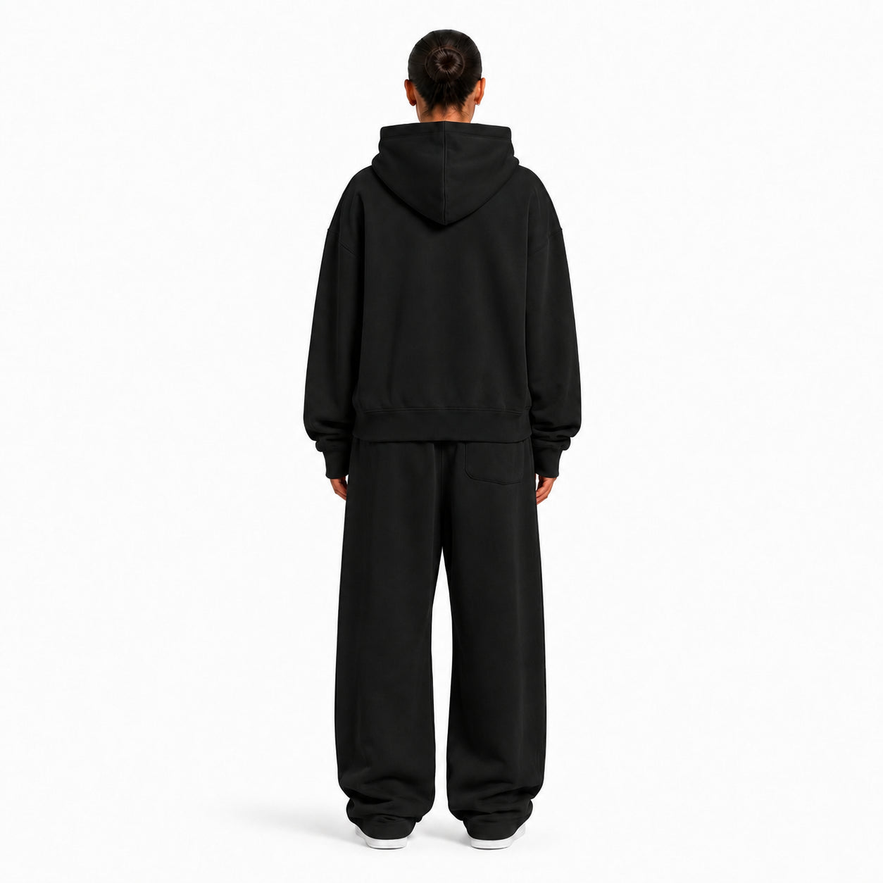 TRACKSUIT HOODIE - BLACK