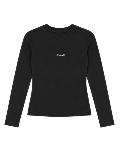 Cropped Longsleeve - Black
