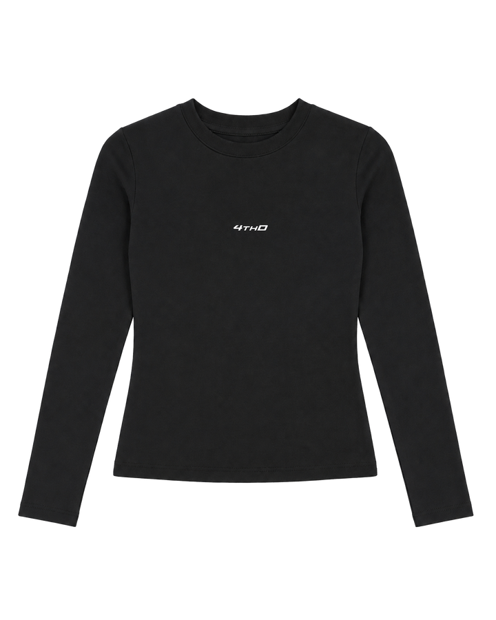 Cropped Longsleeve - Black