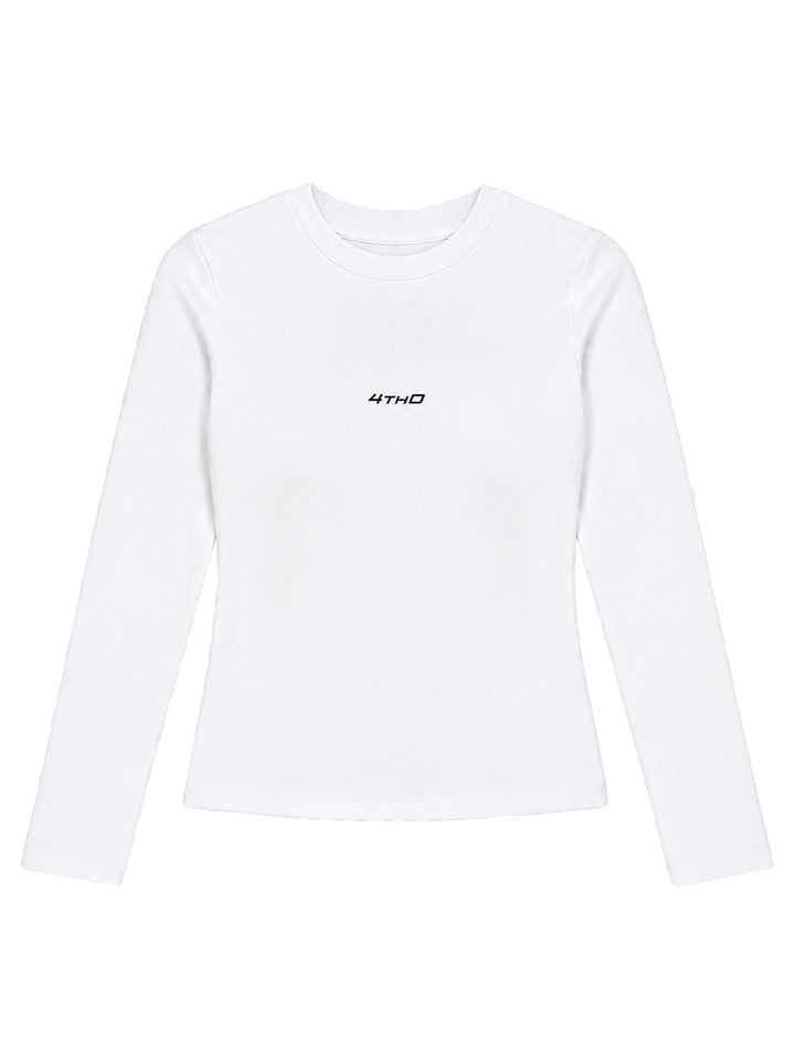 Cropped Longsleeve - White