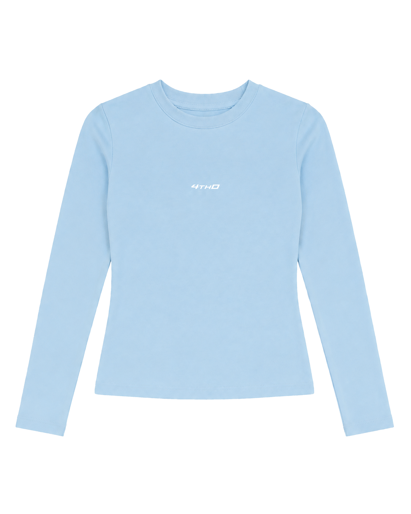 Cropped Longsleeve - Sky Blue