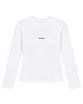 Cropped Longsleeve - White