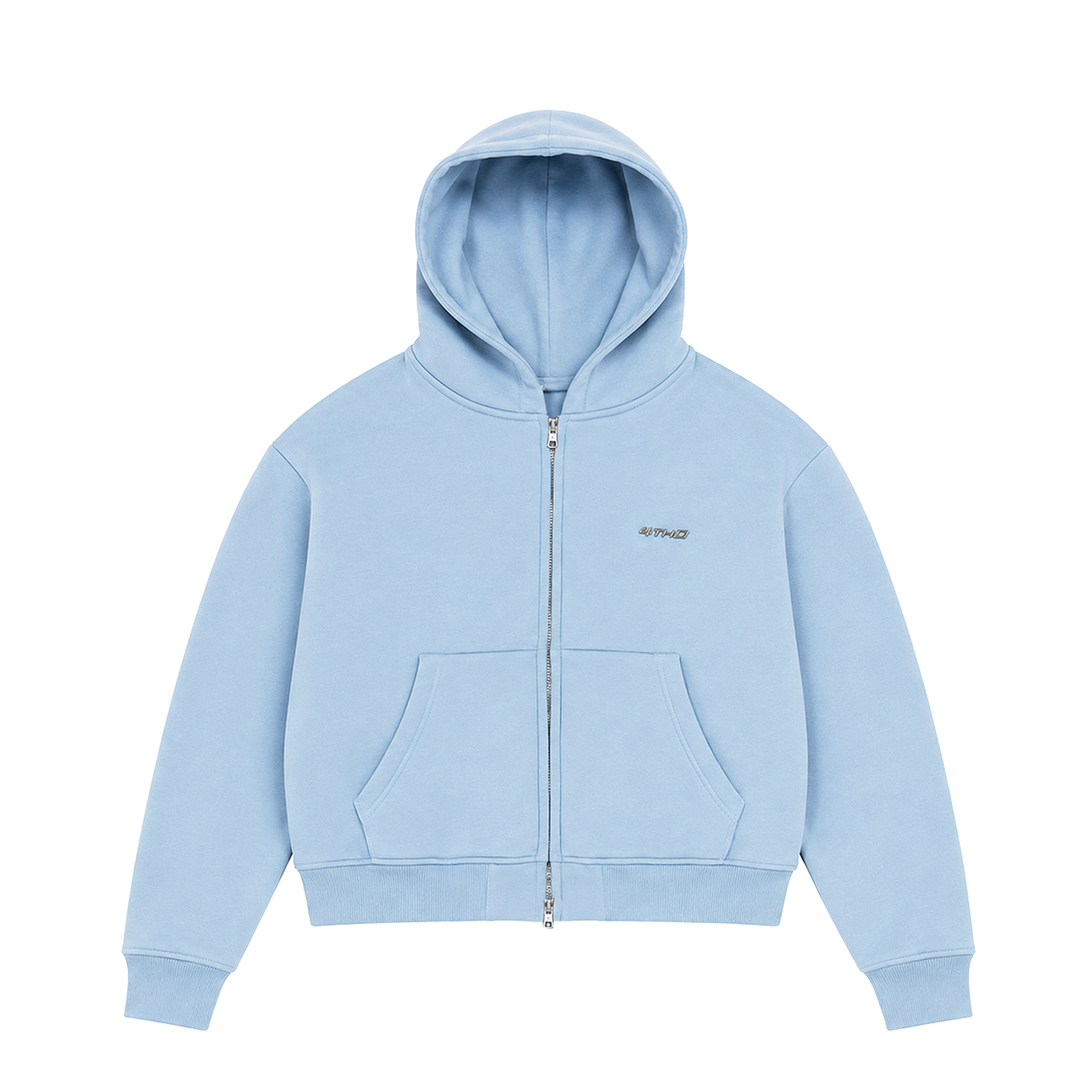 Zip Hoodie - Baby Blue