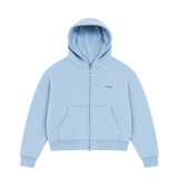 Zip Hoodie - Baby Blue