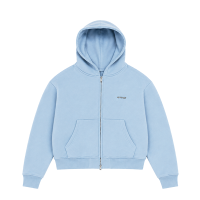 Zip Hoodie - Sky Blue
