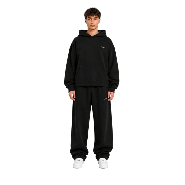 TRACKSUIT SET HOODIE & SWEATPANT - BLACK