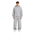 TRACKSUIT SET HOODIE & SWEATPANT - GREY MELANGE