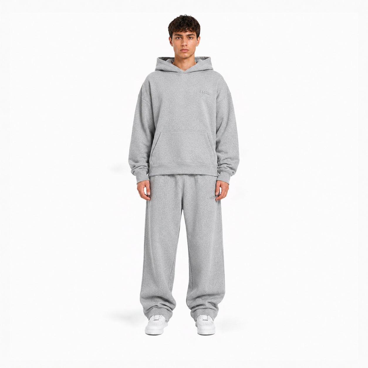 Hoodie - Grey Melange