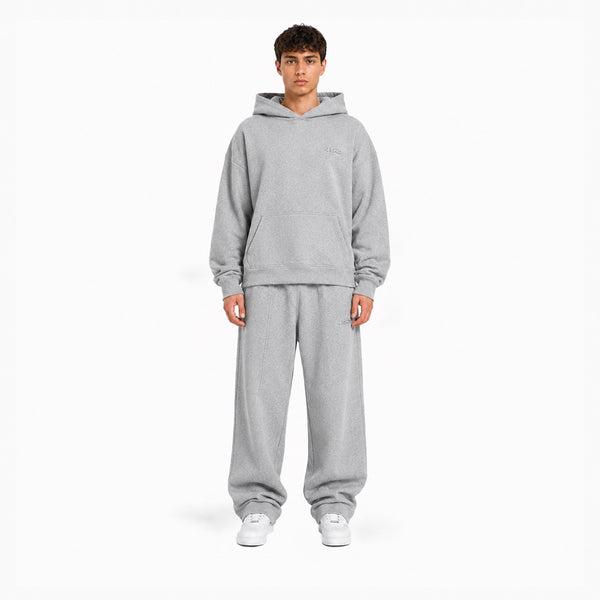 Hoodie - Grey Melange