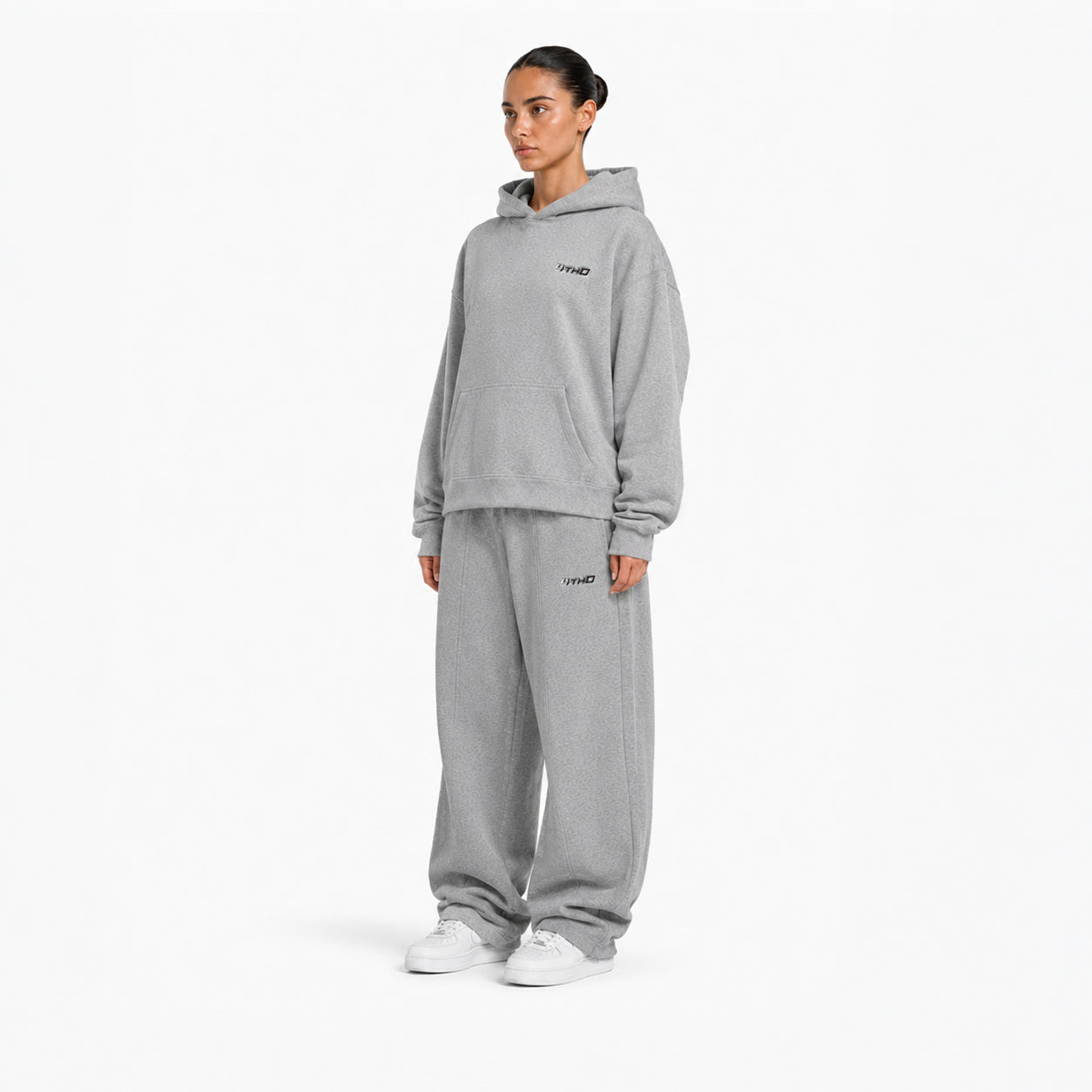 Hoodie - Grey Melange