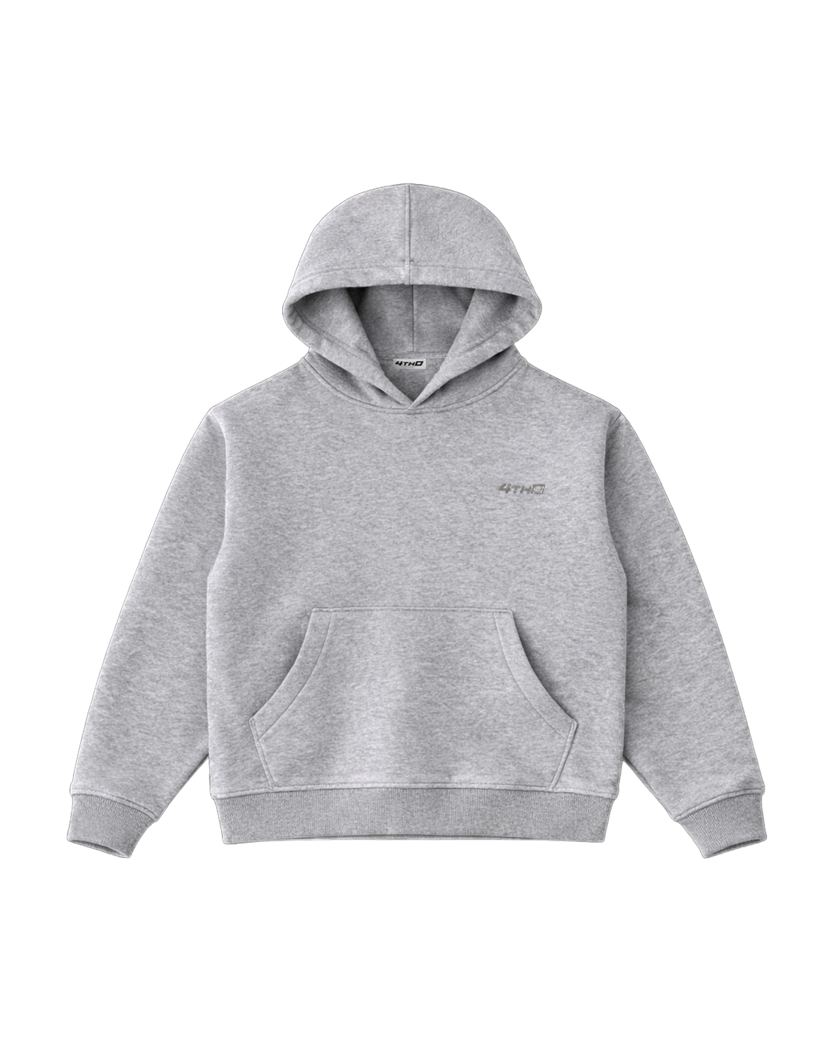 Hoodie Grey Melange