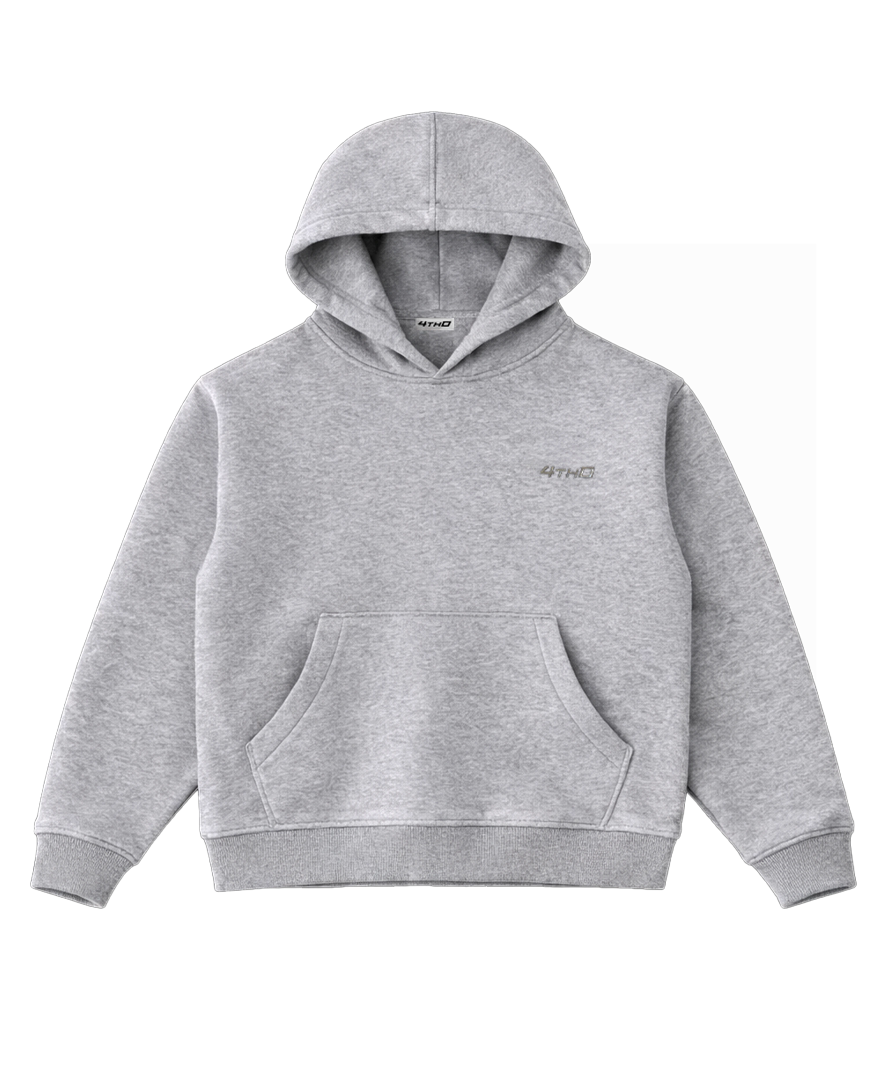 Hoodie - Grey Melange