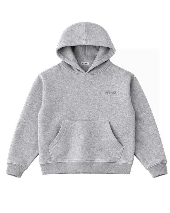 Hoodie - Grey Melange
