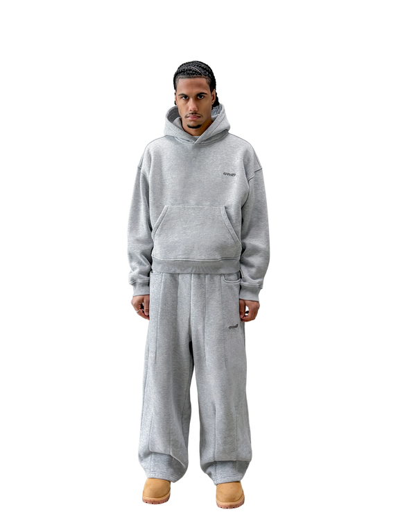 Hoodie - Grey Melange