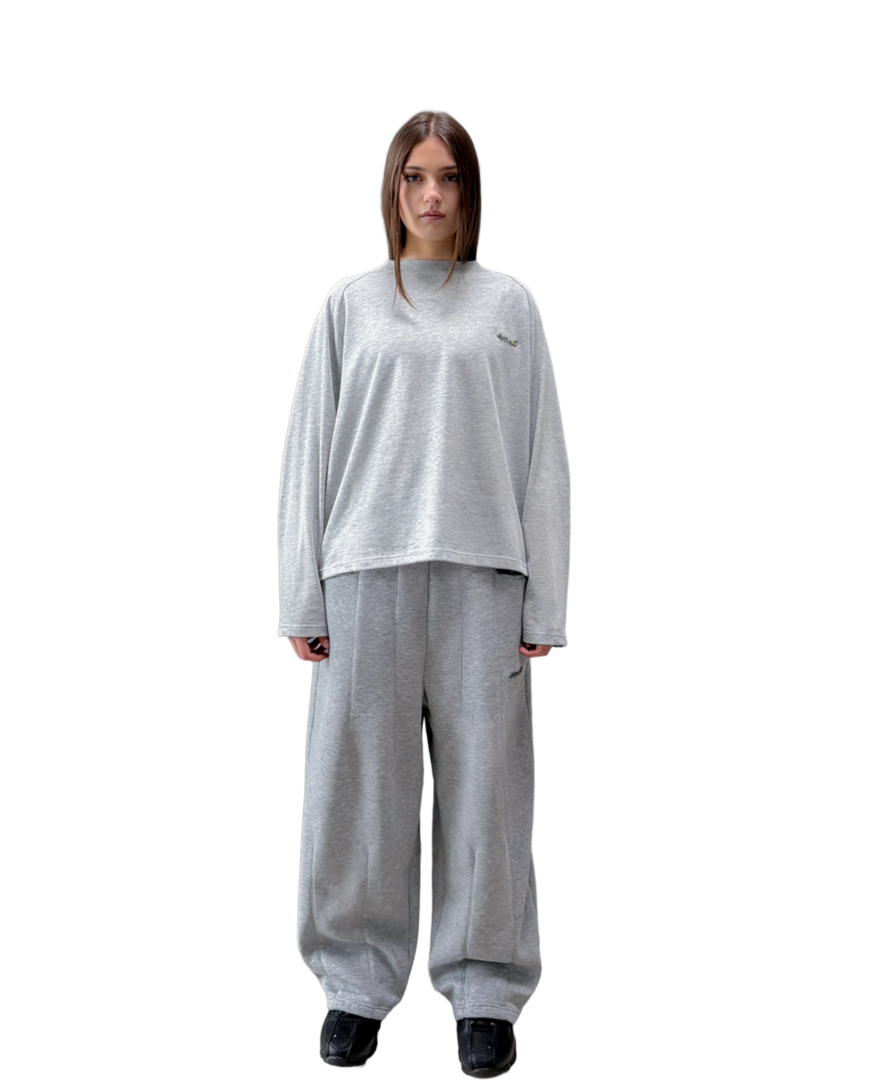 Longsleeve- Grey Melange