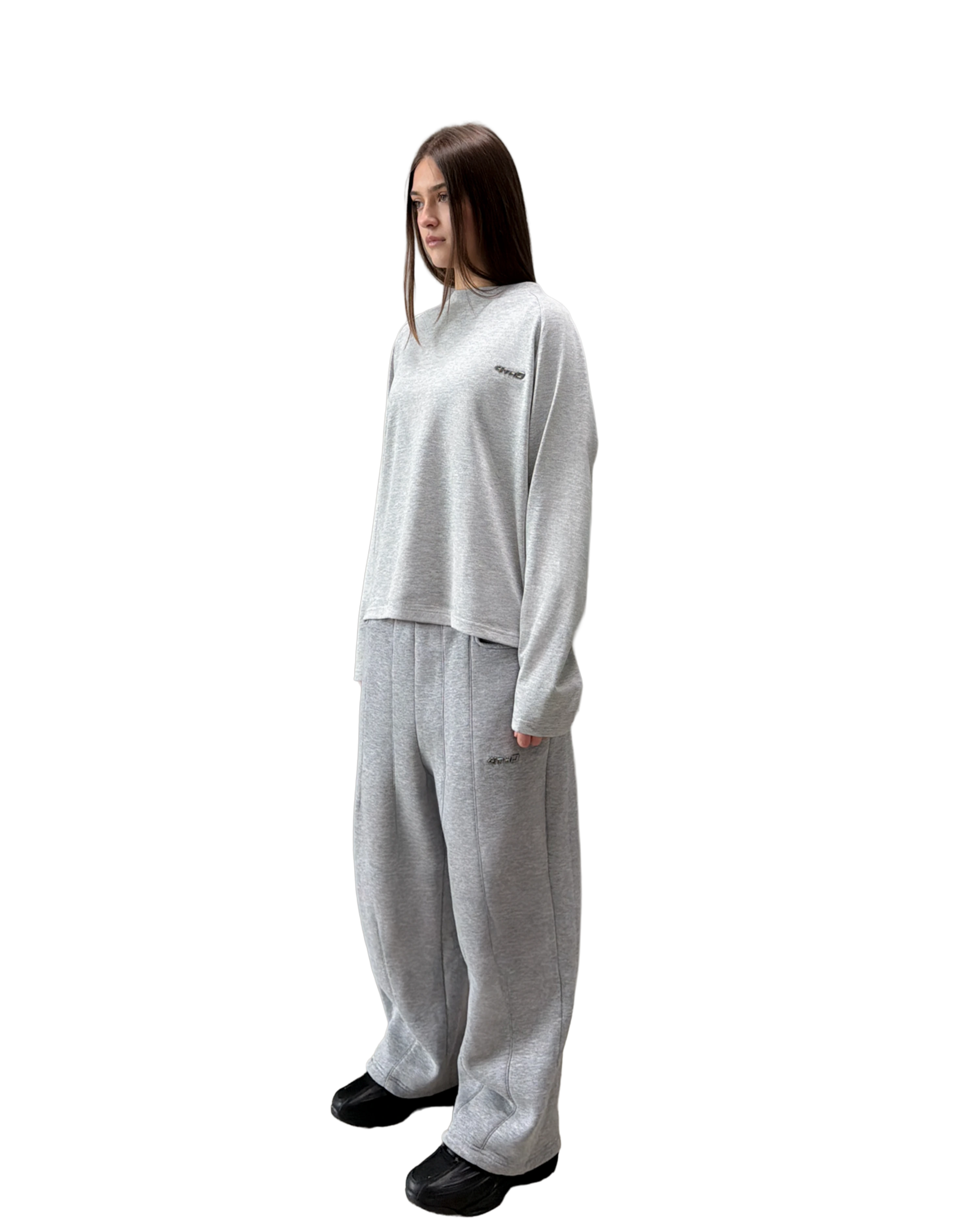 Longsleeve- Grey Melange