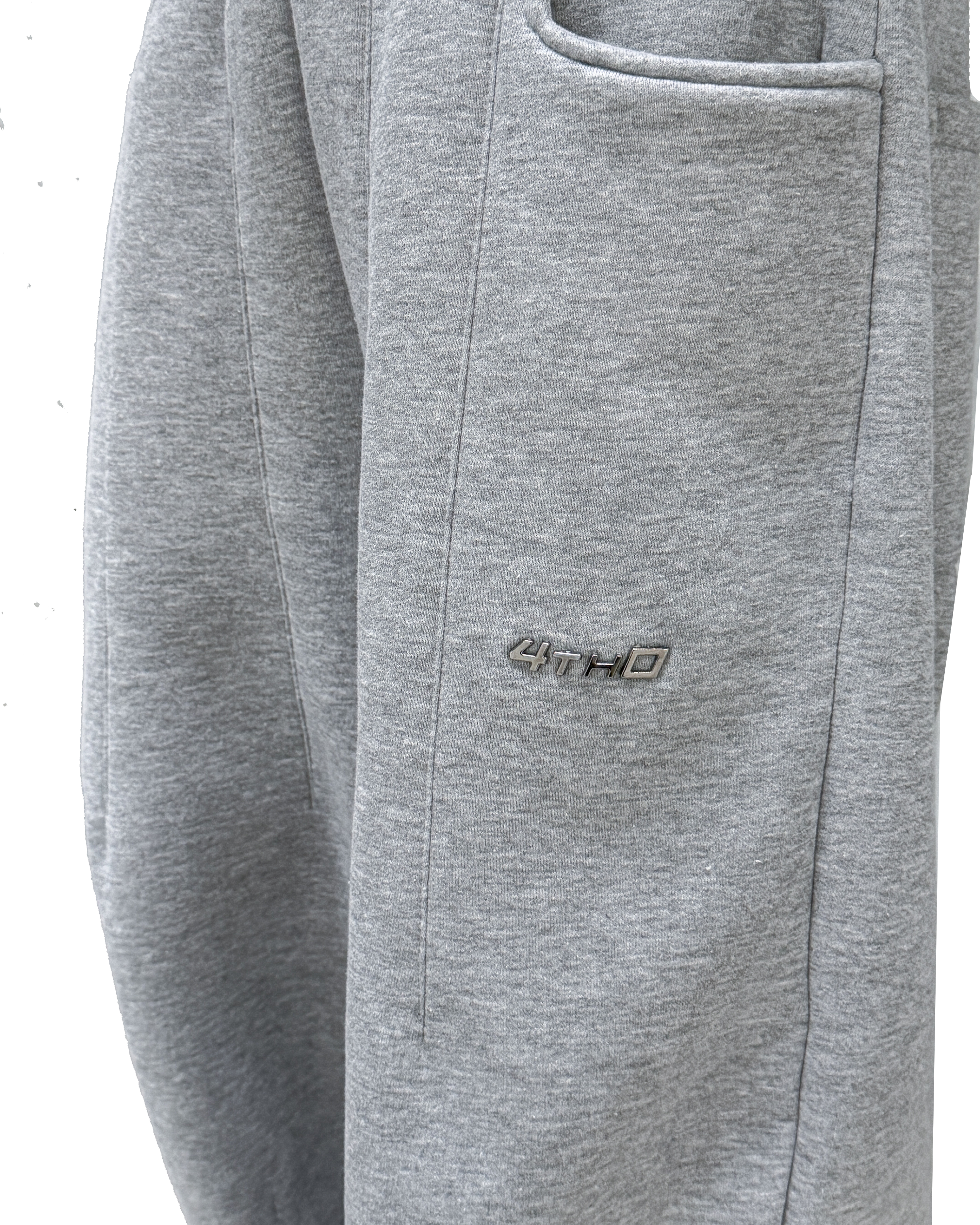 TRACKSUIT HOODIE - GREY MELANGE