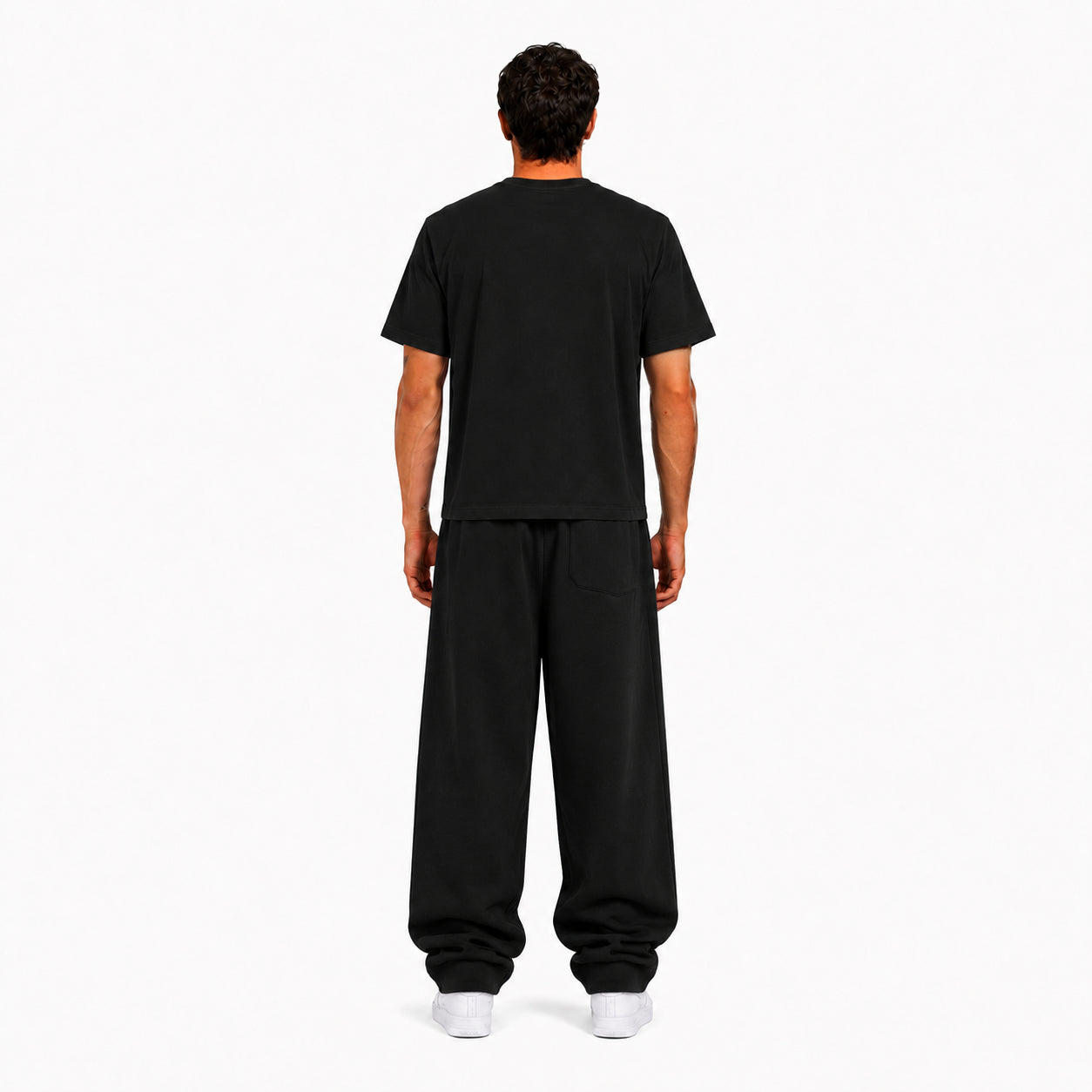 TRACKSUIT SET SHIRT & TRACKPANT - BLACK