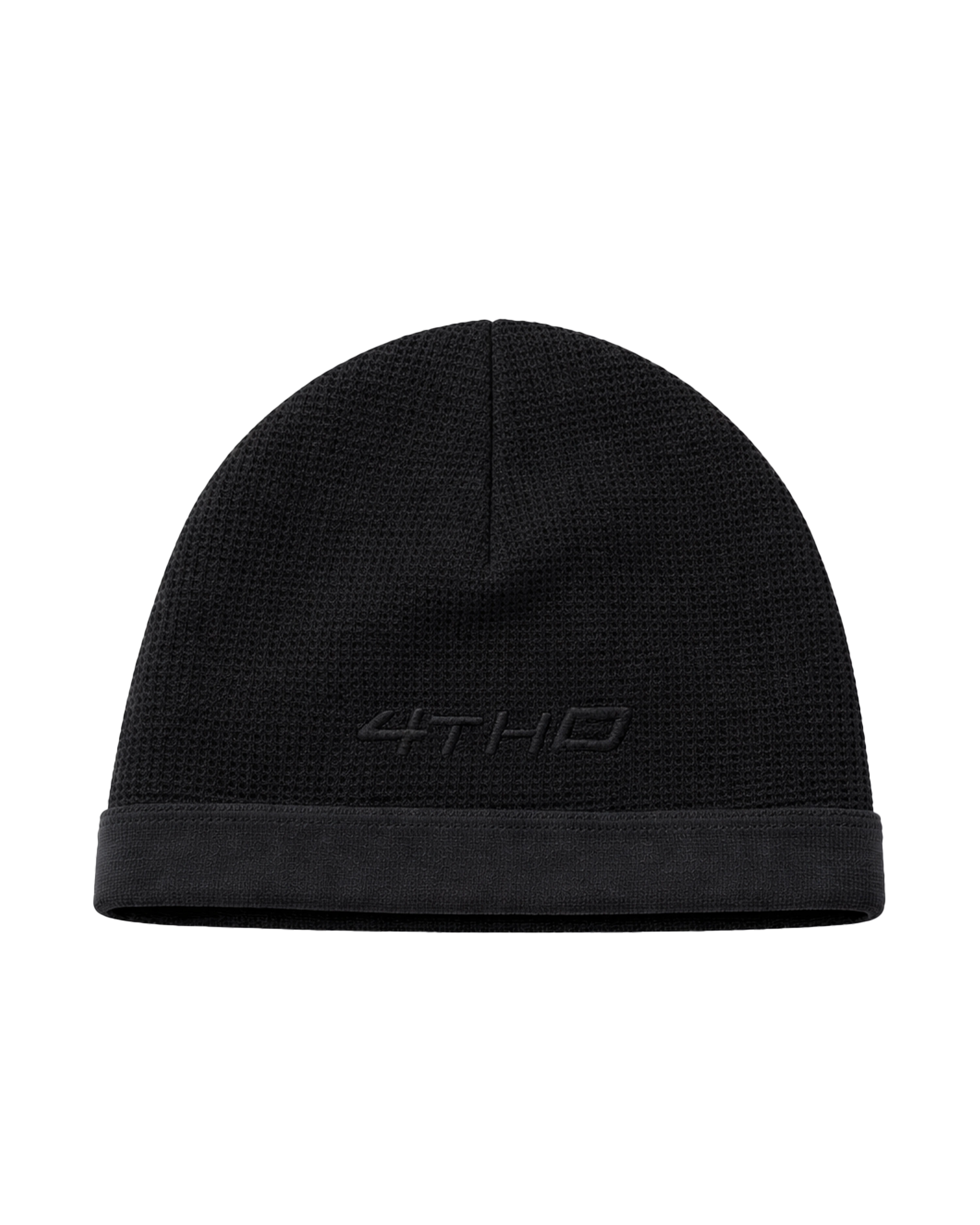 Waffle Skull Beanie - Black