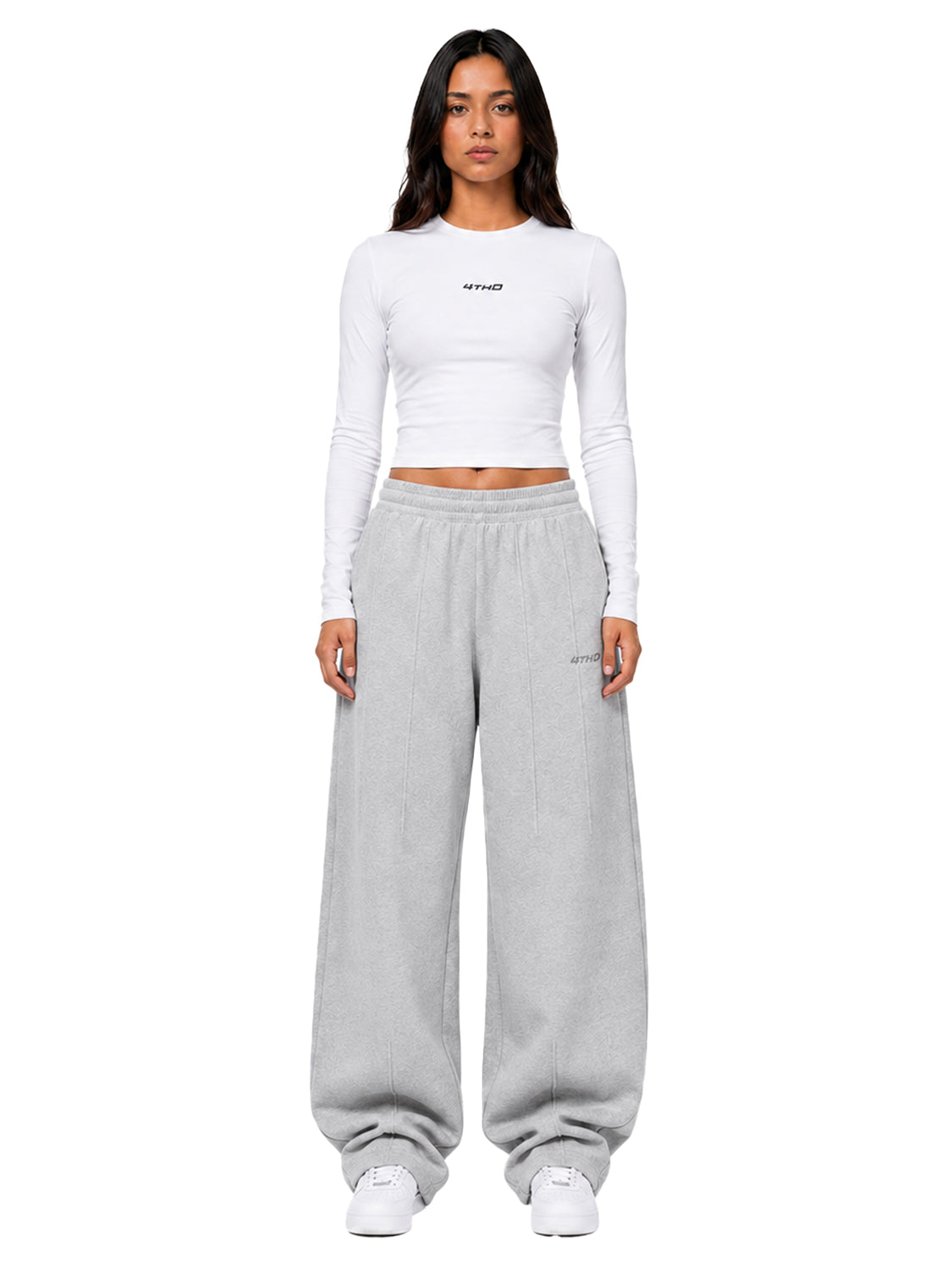 Cropped Longsleeve - White