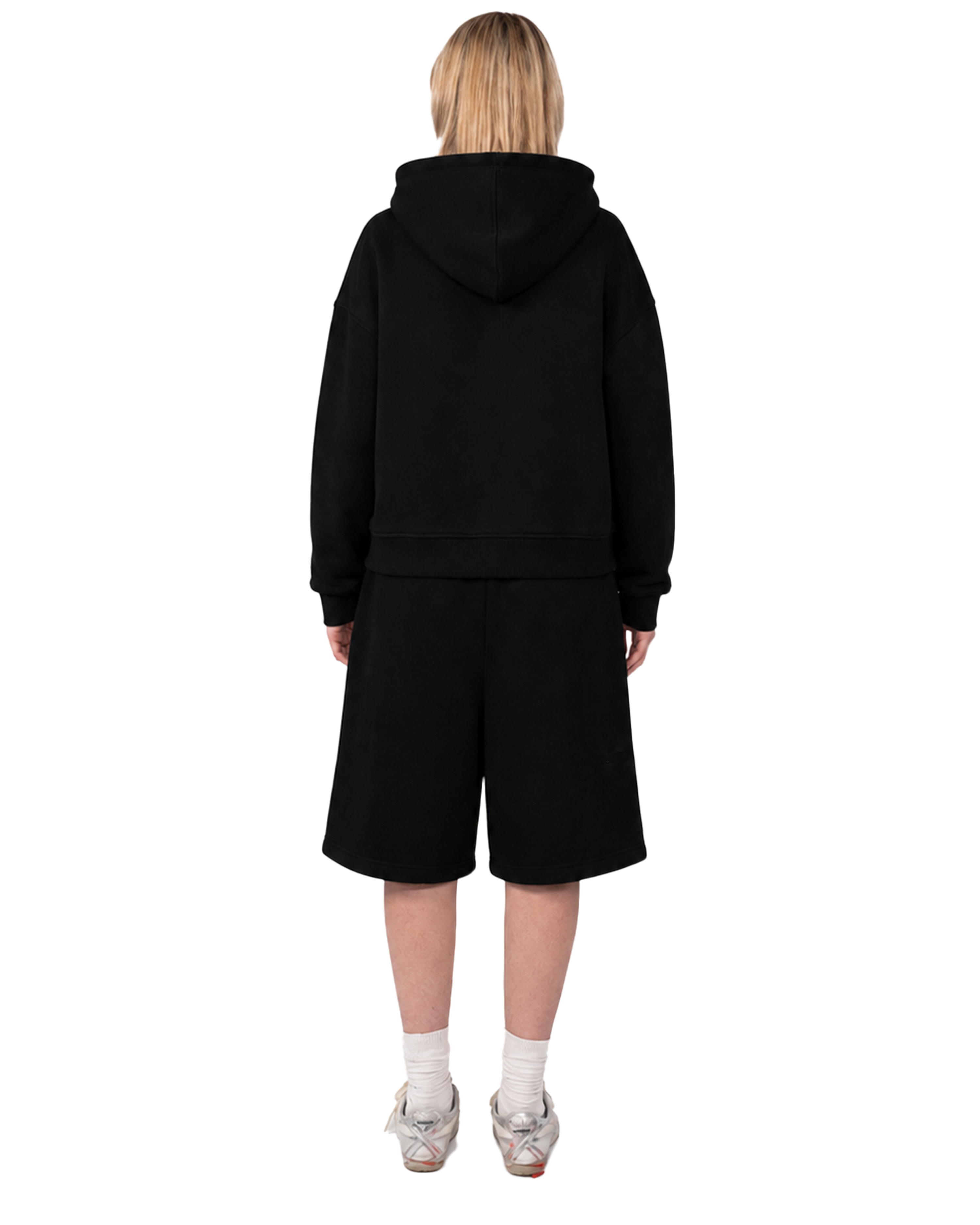 Zip Hoodie - Black