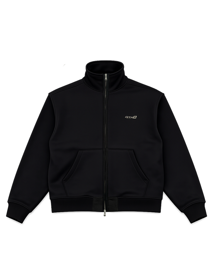 Zip Crewneck - Black