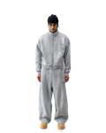 TRACKSUIT SET ZIP CREWNECK & SWEATPANT - GREY MELANGE