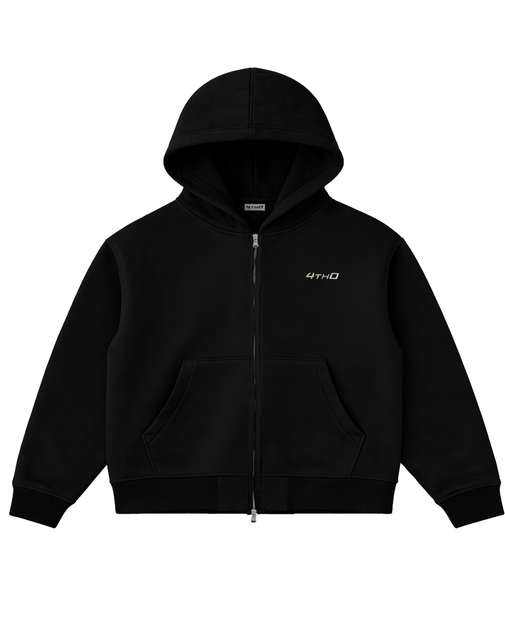 Zip Hoodie Black