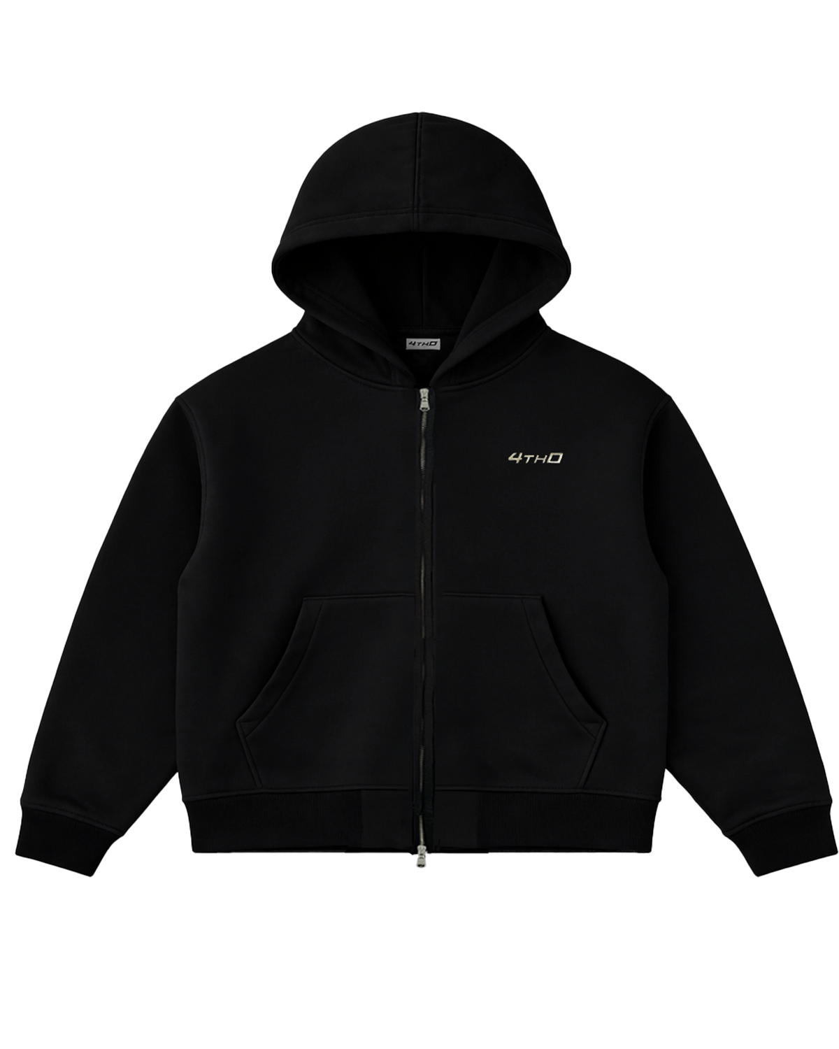 Zip Hoodie Black
