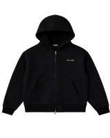Zip Hoodie - Black