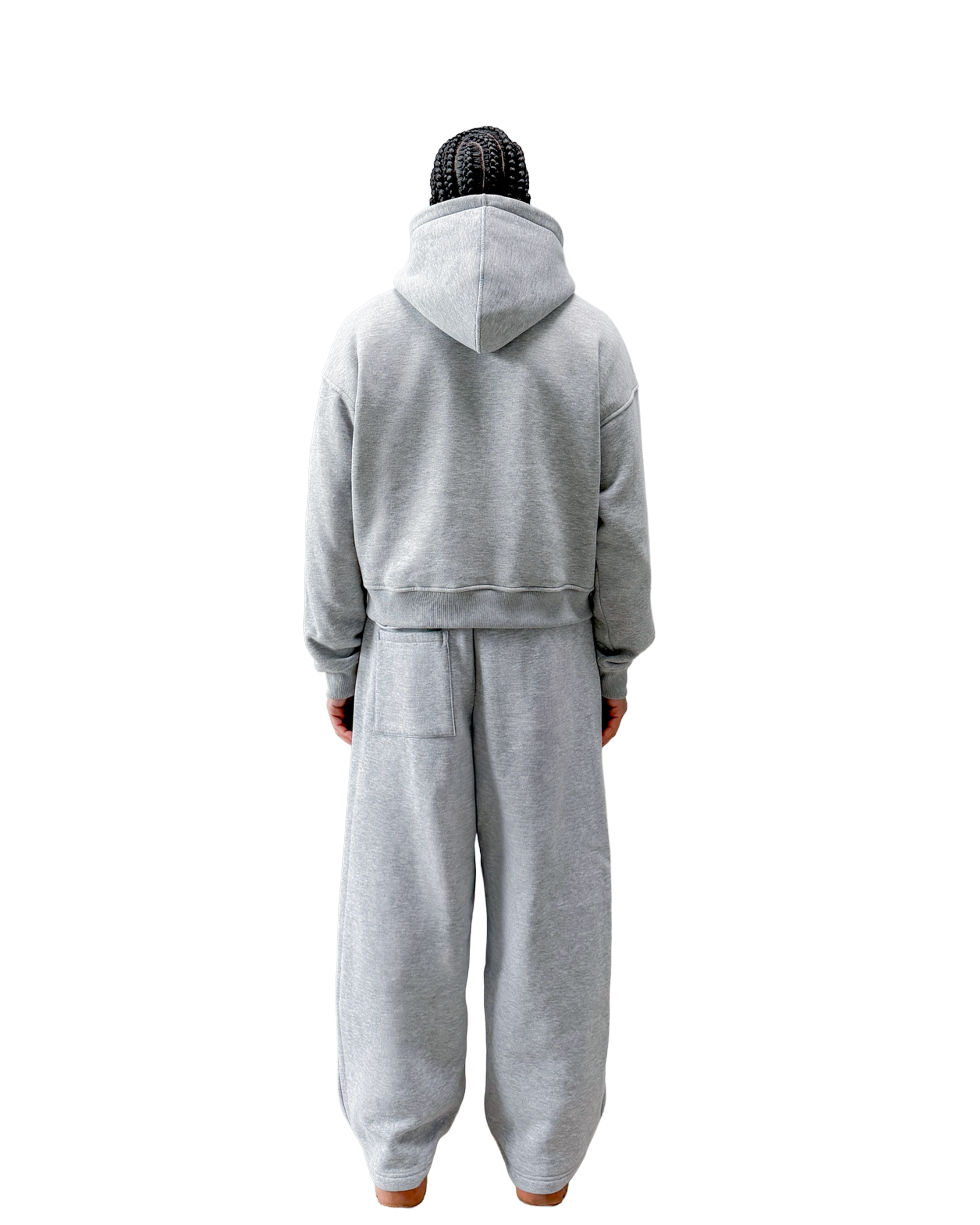 Hoodie - Grey Melange